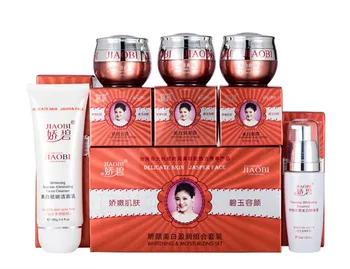 Kiniška Prekės JiaoBi Feng Yan balinimo Ying 4 1 odos priežiūros rinkinys didmeninės