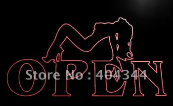 LB223 - ATIDARYTI Live Nude Sex Mergina Egzotiška Šokėja Šviesos Ženklas, namų dekoro amatai