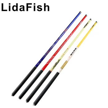 LidaFish brand 4 neprivaloma anglies vertus juostos 2.7-7.2 metrų anglies pluošto laisvalaikio atkarpoje stream lazdele meškere