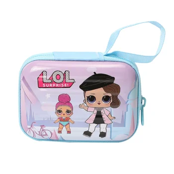 Lol staigmena Originalus piniginės lol lėlės Mini lagaminas atsitiktiniai animacinių filmų Modelis monetos rankinėje mados ausinių maišelis žaislai vaikams