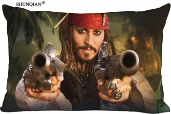 LU Johnny Depp Užsakymą Geriausias ative Kietas Kaukolė Mesti Pagalvių užvalkalai Standartas Lašas Laivybos Dydis 40x60 cm (Dviejų pusių)U2-27