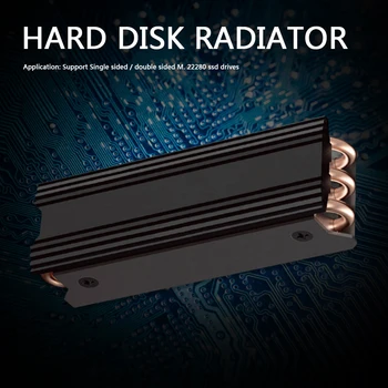 M. 2 SSD Aušintuvas M. 2 SSD Heatsink NVME 2280 Kietojo Standžiojo Disko Aušintuvo Radiatoriaus KOMPIUTERIO Kompiuterio Aušinimo Priedą