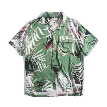 Maden vyriški laisvalaikio Havajų trumparankoviai marškinėliai retro ins paplūdimio pusė rankovėmis marškiniai vyriški atostogų marškinėliai vyrams