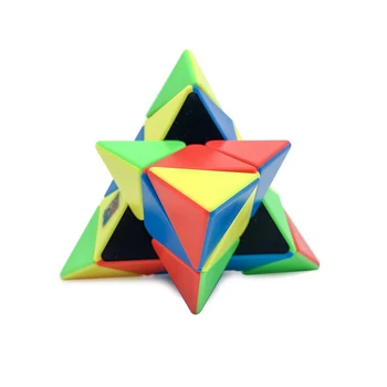 Magiškasis Kubas 3x3x3 Greitis Klasikinis Profesionalūs aukštos kokybės Piramidės Trečiųjų kad Pasukti Puzzle Kubo Magico Lipdukas Vaikų Žaislas