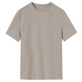 MARKLESS Mens O-Kaklo Kintted trumpomis Rankovėmis Marškinėlius 2020 Prarasti Atsitiktinis Mados marškinėliai TXB0651M
