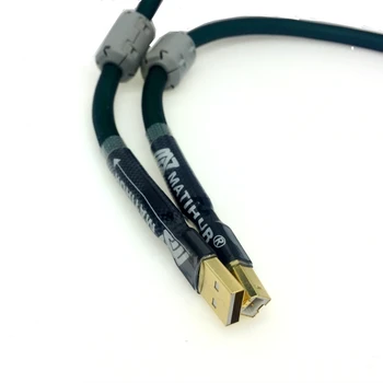 MATIHUR gryno vario 4 core sidabro danga USB Kabelis VPK linijos Tipas A-B A-B Skaitmeninė Garso Mcintosh HIFI