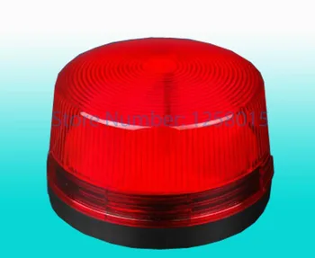 Mini Raudona Strobe Sirena Patalpų Lauko Laidinio Signalizacija Sirena su Strobe flash šviesos 12V DC 24V 220V pavojaus Signalizavimo Sistemos