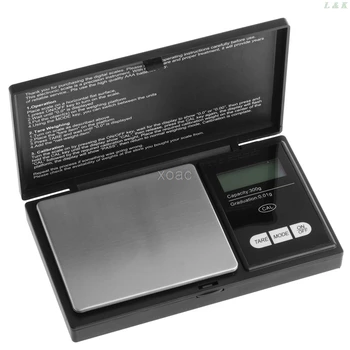 Mini Skaitmeninės Skalės, 300g/0.01 g LCD Elektroninių Aukso Papuošalai Kišenėje G Svorio Naujasis M03 dropship