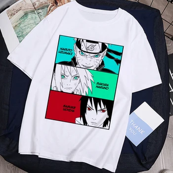 Moterys Anime Naruto T-shirt Mergina O-Kaklo Harajuku Camiseta Mujer Juokingi Marškinėliai Camiseta Streetwear Viršuje Tee Nauja, T-Shirt,Lašas Laivas