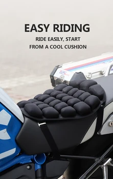 Motociklo 3D Oro/Vandens Pripučiama Pagalvėlė Su Oro Siurblys Cruiser Touring Balneliai Gasbag Šoko sugeriančios pagalvėlės