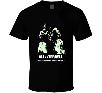 Muhammed Ali vs Ernie Terrell Klasikinis Kovoti, Kas Mano Vardo Bokso t-Shirt(1)