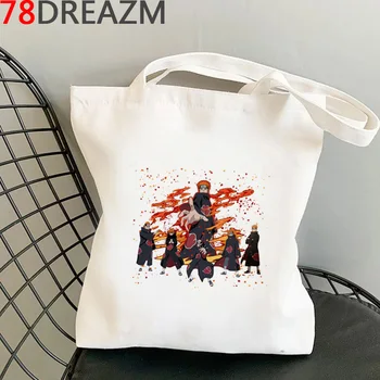 Naruto pirkinių krepšys, rankinė, bakalėjos daugkartinio naudojimo bolso bolsas de tela maišelį reciclaje maišeliu cabas džiuto audinio patraukti