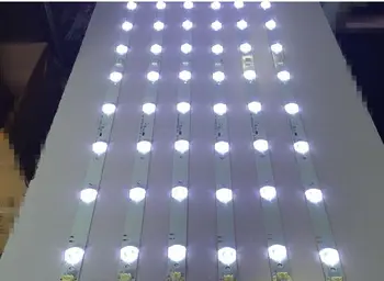 Naujas!! 10vnt 62cm*2cm 8 lempos Bendrasis LED apšvietimo juostelės naujinimas 32