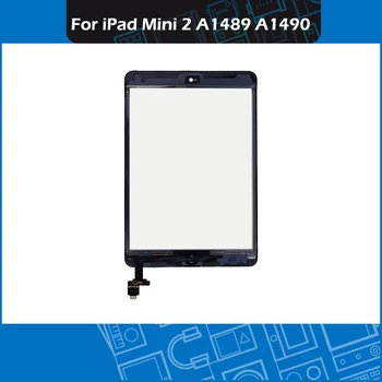Naujas A1489 A1490 skystųjų KRISTALŲ Ekrano Skydelis skaitmeninis keitiklis Priekiniai Touch Stiklo iPad 2 Ekrano Remontas, Pakeitimas Home Mygtuką