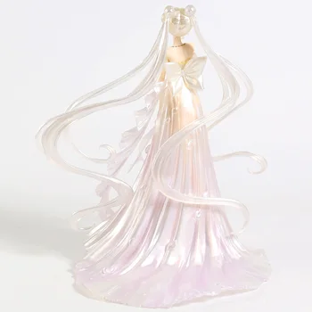 Naujas Anime Sailor Moon Usagi Vestuvių Suknelė Figūrėlės Merginos PVC Statulėlės Modelis Žaislai Sailor Moon Veiksmų Skaičius, dovanų Kolekcija