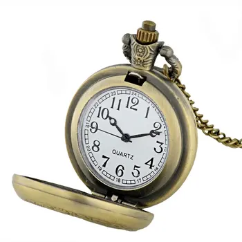 Naujas Atvykimo Žavesio Drugelio Dizaino Vintage Kvarco Kišeninio Laikrodžio Vyrai Moterys Stiklo Kupolas Pakabukas Karoliai Valandų Laikrodis Dovanos