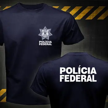 Naujosios Meksikos Policija Policia Federal Sicario Dvipusės T-Shirt Dvipusės Vasaros Vyrų Medvilnės Aukštos Kokybės Užsakymą Grafinis Marškinėliai