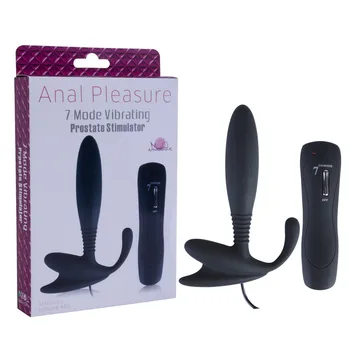 Nemokamas pristatymas 7 režimu Silikono vibratorius Vyrų Prostatos massager silikono vibratorius anal plug sekso žaisliukai vyrams