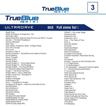 Nešiojamų 813 Žaidimai True Blue Mini-Ultradrive Pack 