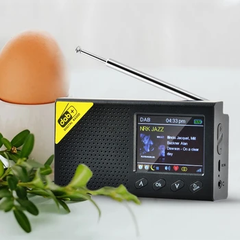 Nešiojamų Bluetooth 5.0 Skaitmeninio Radijo DAB/DAB+ ir FM Imtuvo Įkrovimo Lengvas Home office Radijas