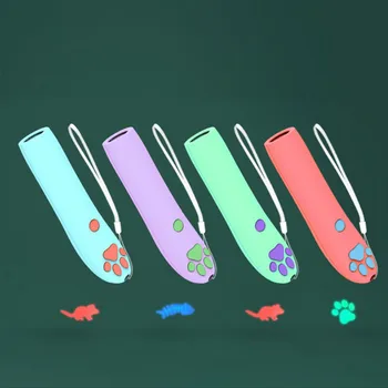 Nešiojamų Daugiafunkcinis Kačių, Šunų Chaser Žaislai Juokingas Interaktyvus Žaislas Lazerio Žaislas Katėms LED lazeris Lazerio Šviesos Patarimų