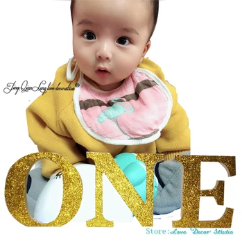 Nuotrauka prop PIRMAS BIRTHDAYNumber VIENAS medinis ženklas baby girl berniuko gimtadienis Vieneri metai