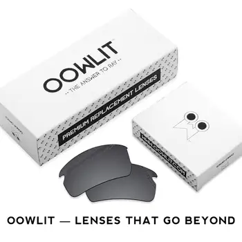 OOWLIT Pakeitimas Objektyvai Eclipse Pilka Photochromic už-Oakley Batwolf OO9101 Akiniai nuo saulės