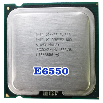 Originalus INTEL Core 2 Duo CPU E6550 rSocket LGA 775 Pocessor (2.33 Ghz/ 4M /1333MHz) 65W desktop