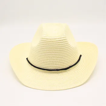OZyc Vasaros atsitiktinis saulės, skrybėlės moterims mados džiazo šiaudų vyras beach sun šiaudų Panamos skrybėlė Didmeninės ir mažmeninės prekybos