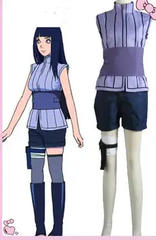 Pagal užsakymą pagaminti karšto anime Cosplay Kostiumų filmą paskutinių Naruto Hinata Hyuga cosplay kostiumas seksualus Hinata cosplay kostiumas