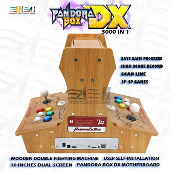 Pandora Box DX 3000 1 Mediniai Dvigubi kovos mašina 