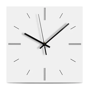 Paprasta Medienos Modernaus Dizaino Sieninis Laikrodis Kambarį Dekoratyvinių Laikrodis Rankų Darbo Aikštėje Silent Mediniai Kabinti Sieniniai Laikrodžiai Namų Dekoro