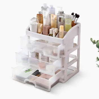 Plastiko Kosmetikos Stalčių Makiažas Organizatorius Papuošalai Konteinerių Laikymo Dėžutė 