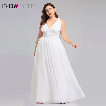Plus Size Vestuvių Suknelės Kada nors Gana Elegantiškas V-kaklo-line Šifono Paprasta Vasaros Paplūdimio Vestuvių Suknelės, vestidos de novia 2020 m.
