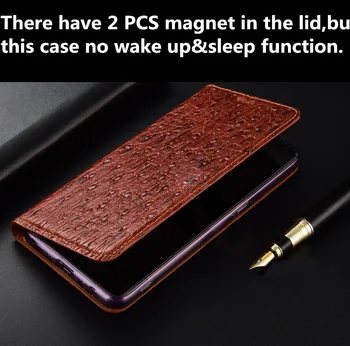 Prabanga stručių modelio natūralios odos telefoną atveju Huawei Honor 9 Lite flip dangtelis Huawei Honor 9 magnetinio flip case 