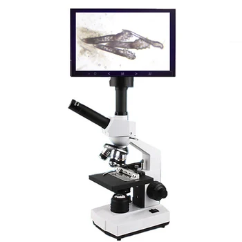 Profesinės Erkės Spermos biologinių Lab Skaitmeninis Mikroskopas su Led + elektroninis okuliaro + 7-colių LCD ekranas