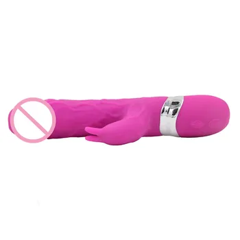 Rabbit Vibratorius Dildo Vibratorius, 10 Dažnių Klitorio Stimuliatorius Vibracijos Vibratorius, skirtas Moterims, Sekso Žaislai, stiklo dildo moterų žaislai