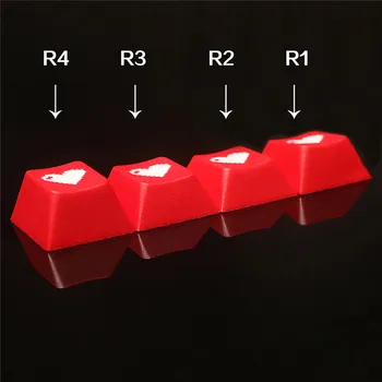 Raudona Meilės Modelis Keycap PBT Pagrindiniai Bžūp R1 R2 R3 R4 Pagrindiniai Bžūp OEM Aukštis Keycaps Remontas, Dalys