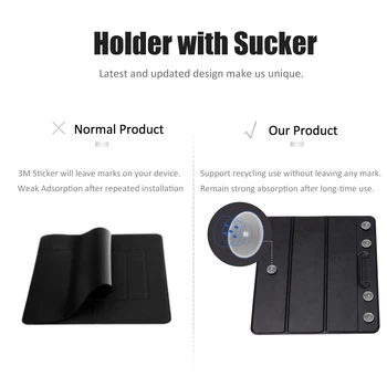 Reguliuojamas Nešiojamas Stovas Macbook, Lyginimo Magnetinio Telefono Turėtojas PU odos Nešiojamų Tablet Stand for iPad Mini 
