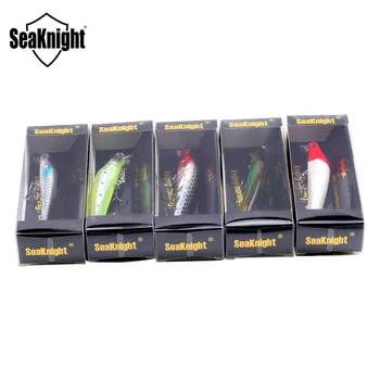 SeaKnight SK016 Minnow Žvejybos Masalas Rinkinys 5vnt/Daug 95mm 10g 0-0.4 M Sunku Masalas Plūduriuojantis Suvilioti antikorozinės Kabliukai Jūros Žvejybos Masalus