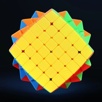 Shengshou J. M 6x6 7x7 Magnetinio MagicCube Greitis Kubo Sengso J. M 6x6x6 7x7x7 M Įspūdį Magnetai Kubeliai Švietimo Žaislai Magic Cube