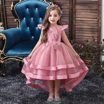 Suknelė Mergaitėms Vestuvės Suknelės Vaikams Kalėdų Princesė Suknelė Vaikų, Mergaičių, Kūdikių Drabužiai Mergaitėms Gėlių Dryžuotas Naujas 2020 M.