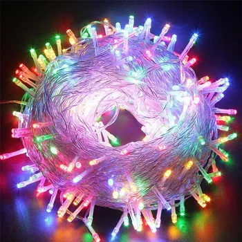 Thrisdar 10M, 20M 30M 50M 100M Kalėdų LED String Pasakų Šviesos Lauko Vestuvių Šventė Pasakų String Girliandą Vestuves Šviesos