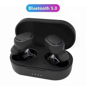 TWS Bluetooth 5.0 In-Ear Belaidė Stereofoninė laisvų Rankų Skambučių Ausines, Ausines 5.0 TWS Ausinių Triukšmo Panaikinimo Mic Ausinės