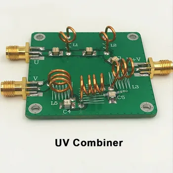 UV Combiner UV Splitter LC Filtras Antenos Combiner Modulis DC-185MHz 350-560MHz