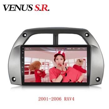 VenusSR Android 9.1 Automobilio DVD Grotuvas GPS Navigacija, Multimedia Toyota RAV4 2001-2006 radijo car stereo BT WIFI