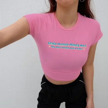 Viršįtampių Moterys Viršų Seksualus Tankas T-shirt 