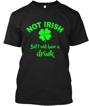 Vyrų Marškinėliai Ne Airijos, Bet Aš Turėsiu Gerti(1) Moterims T-Shirt