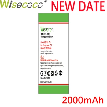Wisecoco FinePower C3 2000mAh Baterija FinePower C3 C 3 Mobiliojo Telefono Naujausias Gamybos Aukštos kokybės Baterija+Sekimo Numerį