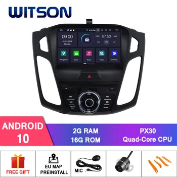WITSON Android 10.0 1024*600 HD Ekranas Ford focus CAR DVD GPS STEREO 4GB RAM+32GB FLASH 8 Octa Core+DVR/WIFI+DSP+DAB